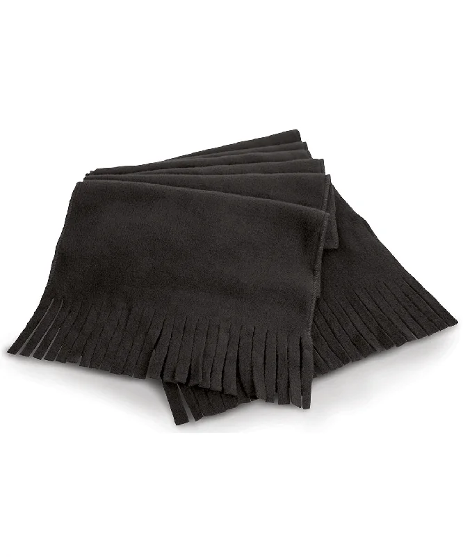 Black - Polartherm™ tassel scarf