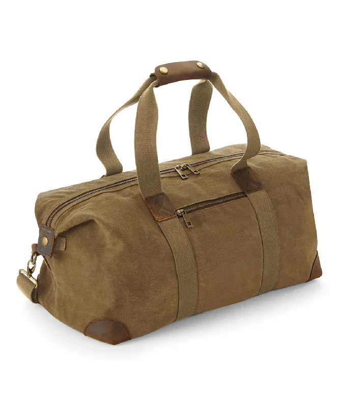 Desert Sand - Heritage waxed canvas holdall