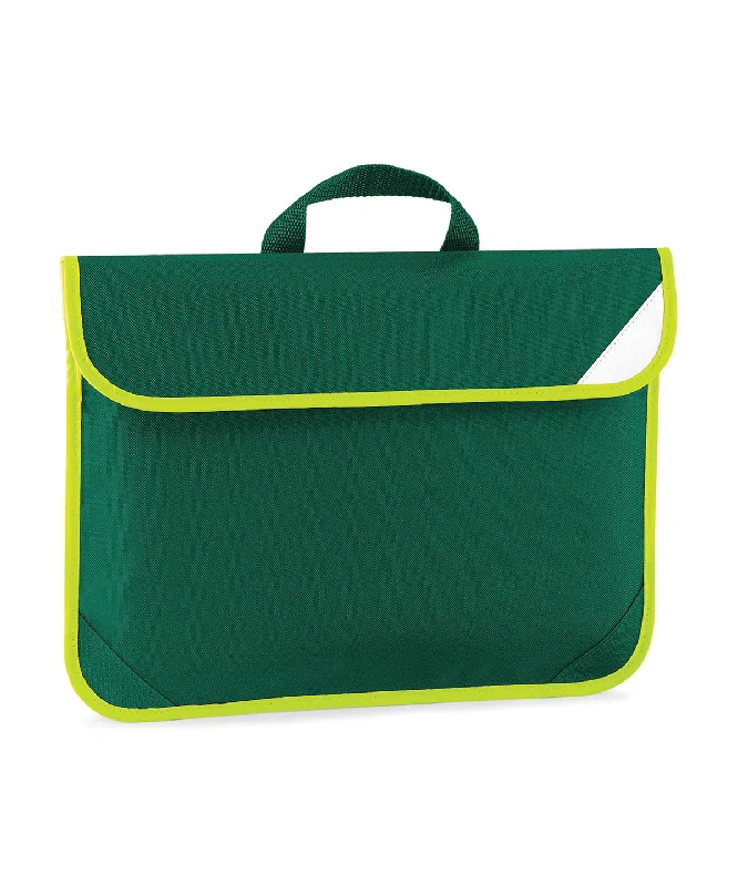 Bottle Green - Enhanced-viz book bag