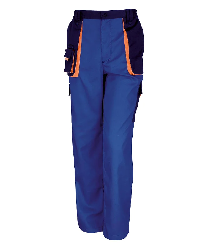 Royal/Navy/Orange - Work-Guard lite trousers