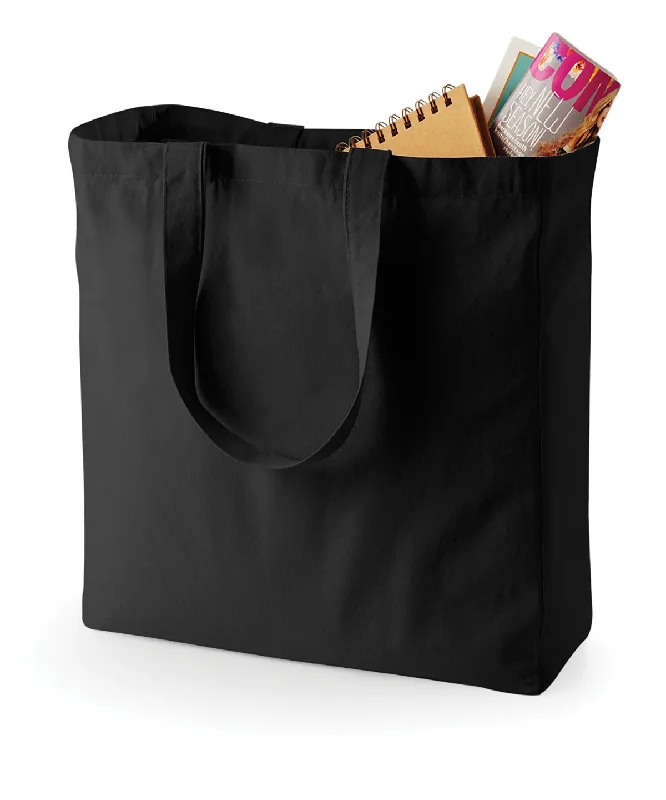 Black - Canvas classic shopper