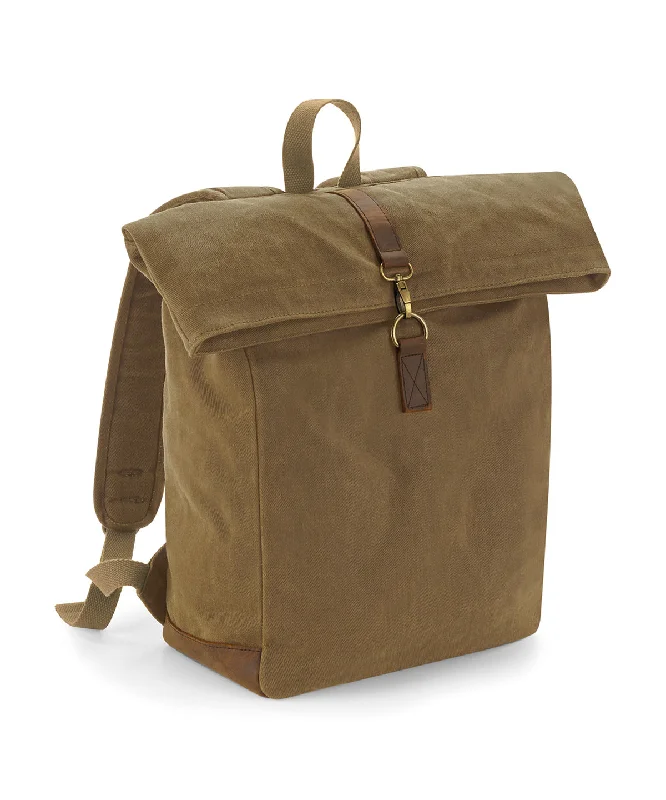 Desert Sand - Heritage waxed canvas backpack