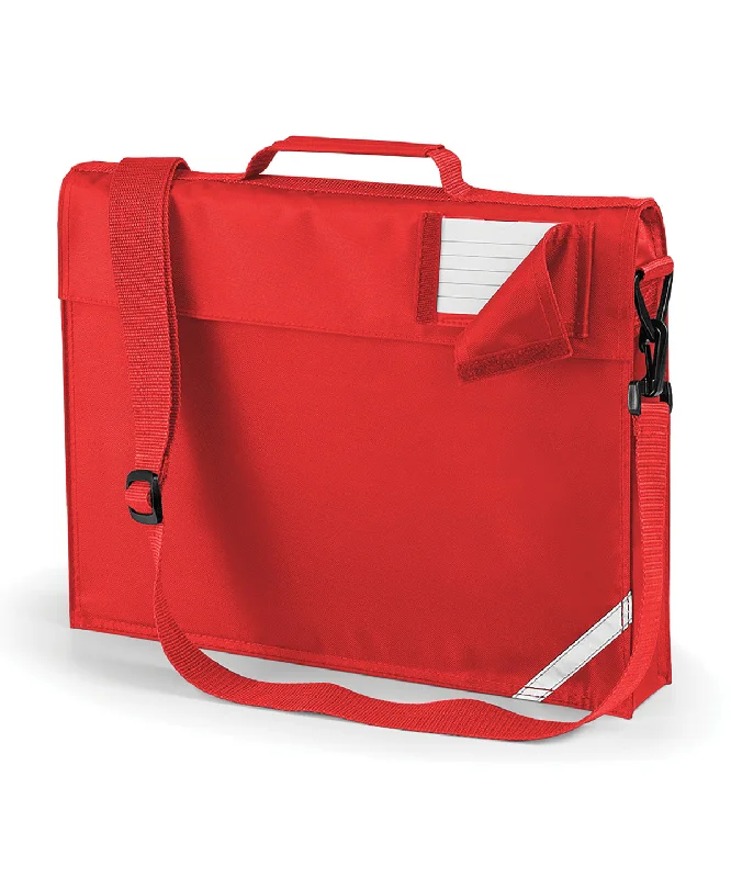 Bright Red - Junior book bag with strap