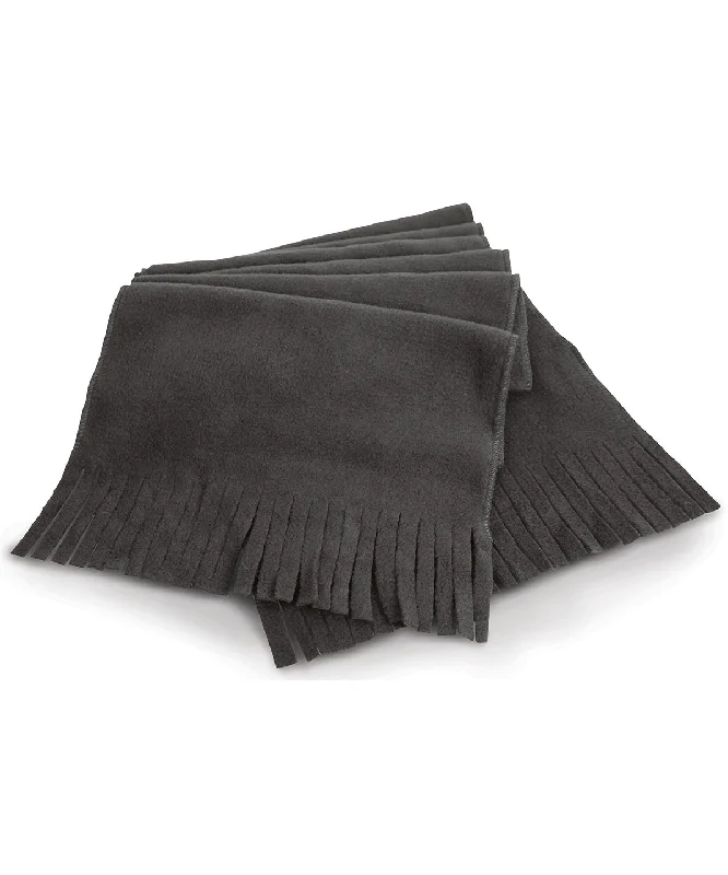 Charcoal Grey - Polartherm™ tassel scarf