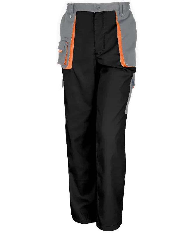 Black/Grey/Orange - Work-Guard lite trousers