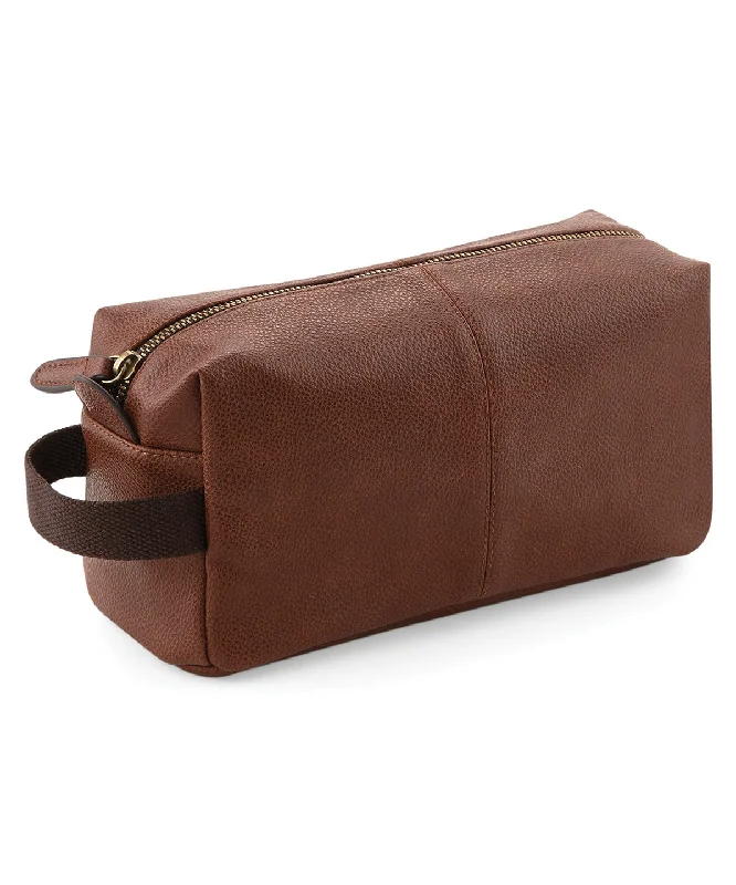 Tan - NuHide® washbag