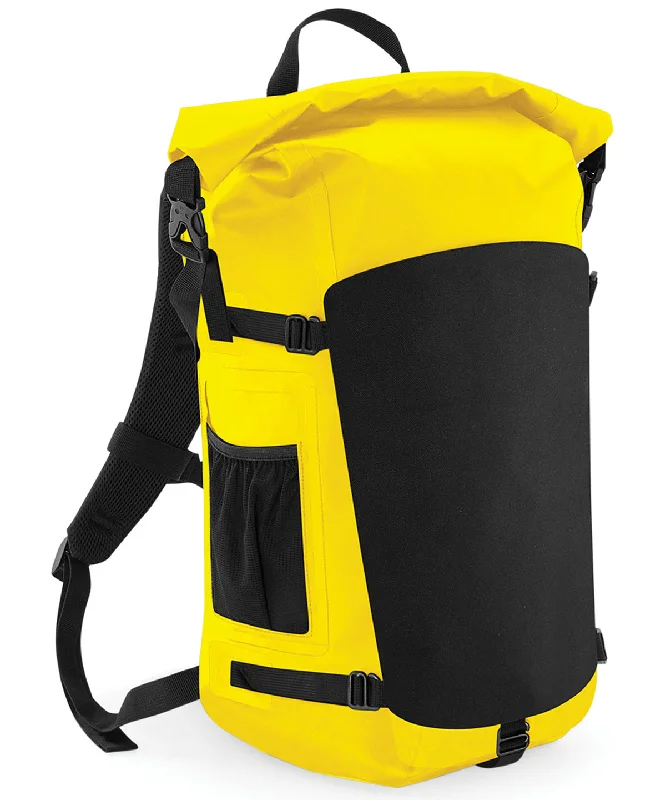 Black/Yellow - SLX® 25 litre waterproof backpack