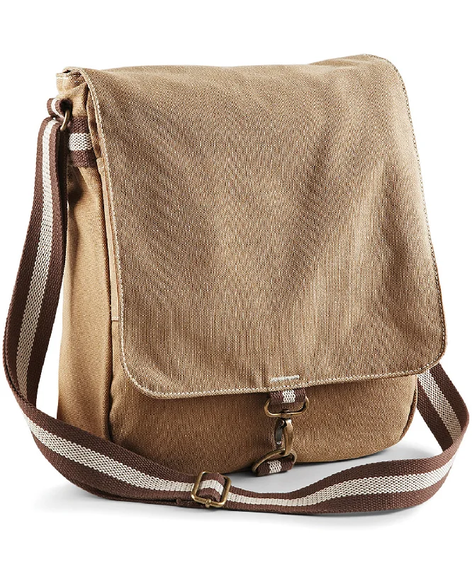 Sahara - Vintage canvas messenger