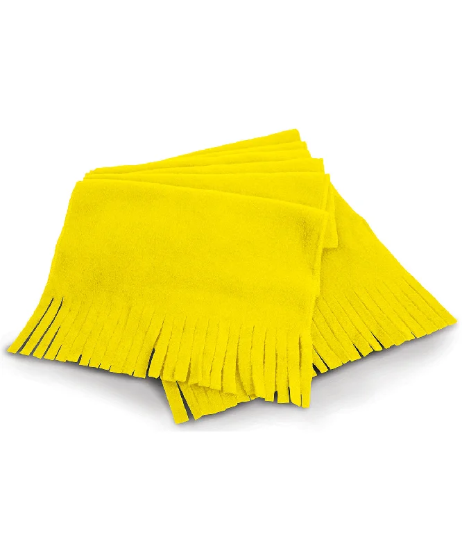 Yellow - Polartherm™ tassel scarf