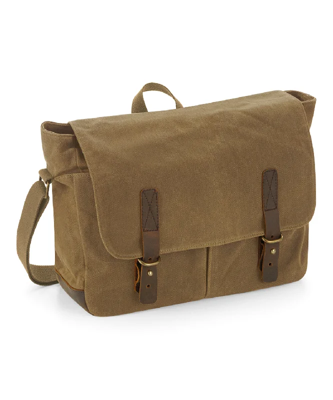 Desert Sand - Heritage waxed canvas messenger