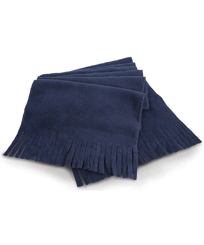 Navy - Polartherm™ tassel scarf