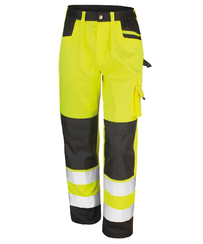 Yellow - Safety cargo trousers