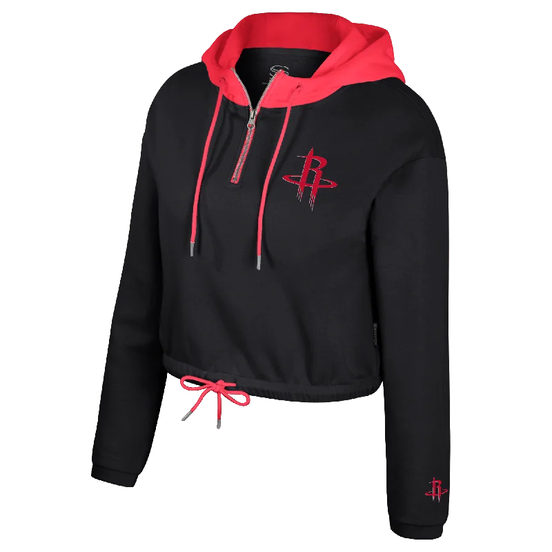 Women's Houston Rockets Stadium Essentials Game Plan 1/4 Zip Hoodie