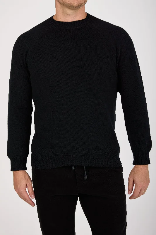 CrewneckvibeCrewneck Sweater in Black