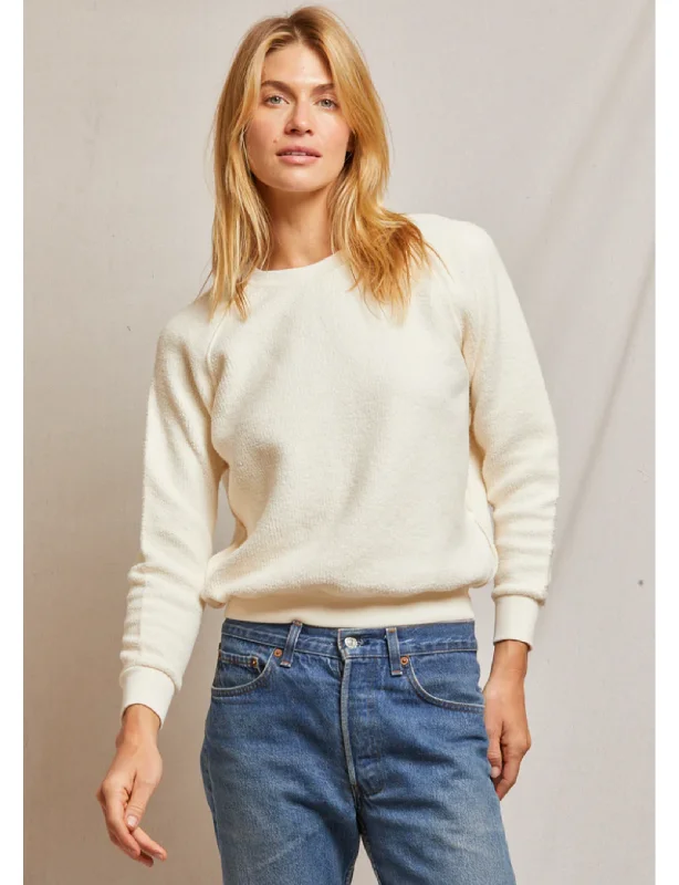 Ziggy Inside Out Sweatshirt, Bright Ivory