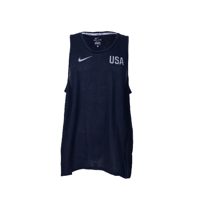 Nike USA Men's Official Rio Team Tailwind TankHiking tee