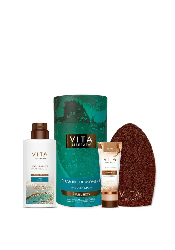 Vita Liberata Glow in the Moment Tan Gift Set, The Deep Glow