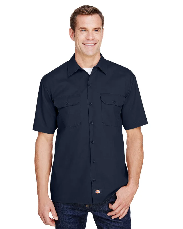 Dickies WS675 Men's FLEX Short-Sleeve Twill Work ShirtAthletic Shirts