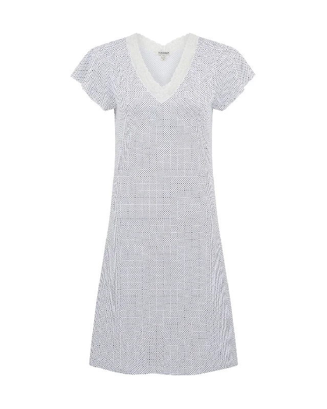 Kimono DressKimono DressWomen's Clara Nightdress - Navy Dot