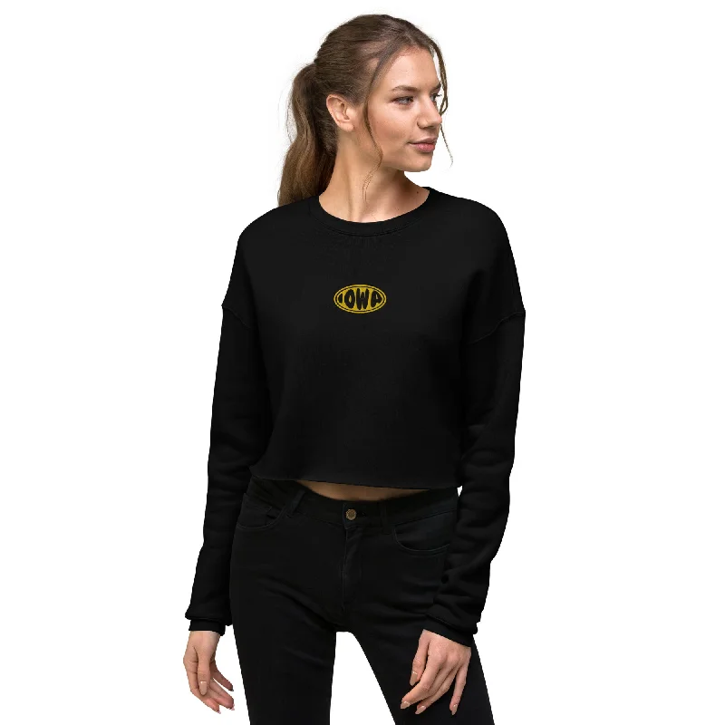 CroptoplegendIowa Bubble Cropped Sweatshirt