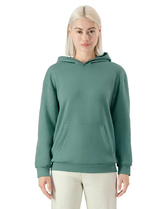 American Apparel RF498 Unisex ReFlex Fleece Pullover Hooded SweatshirtLeather-Paneled Shirts