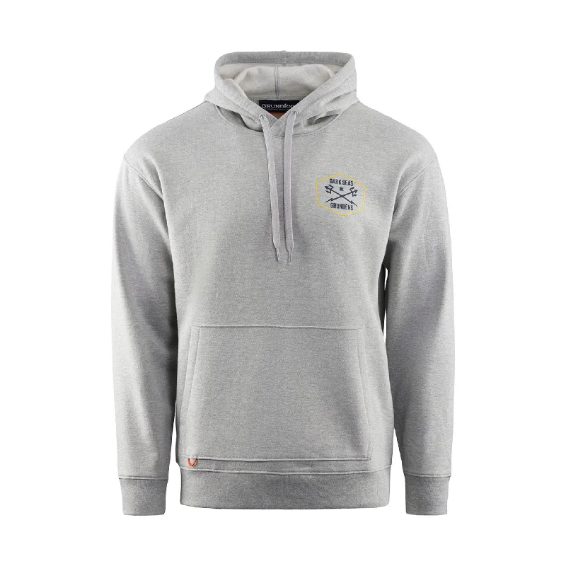 Grundens Men's Dark Seas X Grundens Daybreak Hoodie - ATHLETIC HEATHER