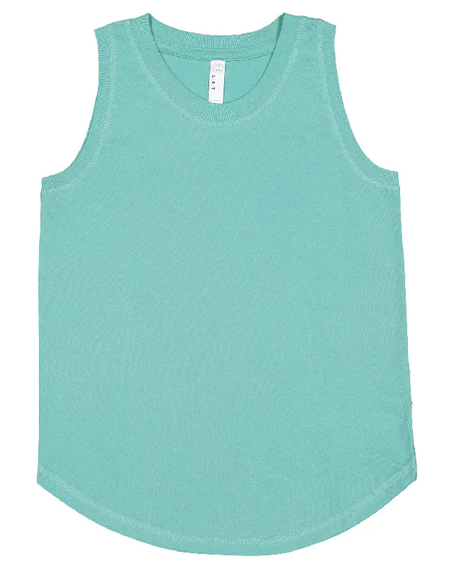 LAT 2692 Girls' Relaxed TankCropped Shirts