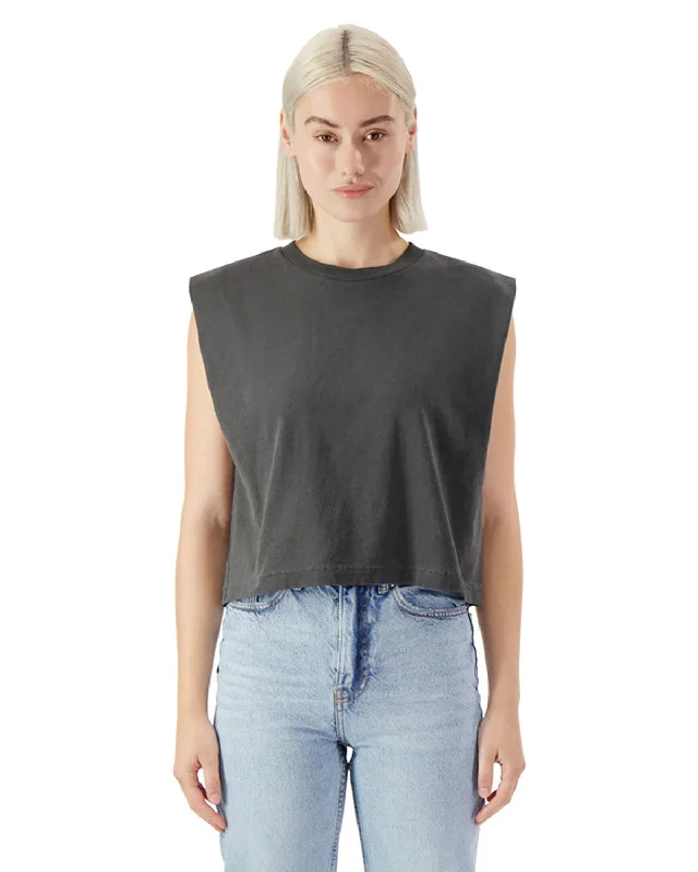 American Apparel 307GD Ladies' Garment Dyed Muscle TankRibbed Cuff Shirts