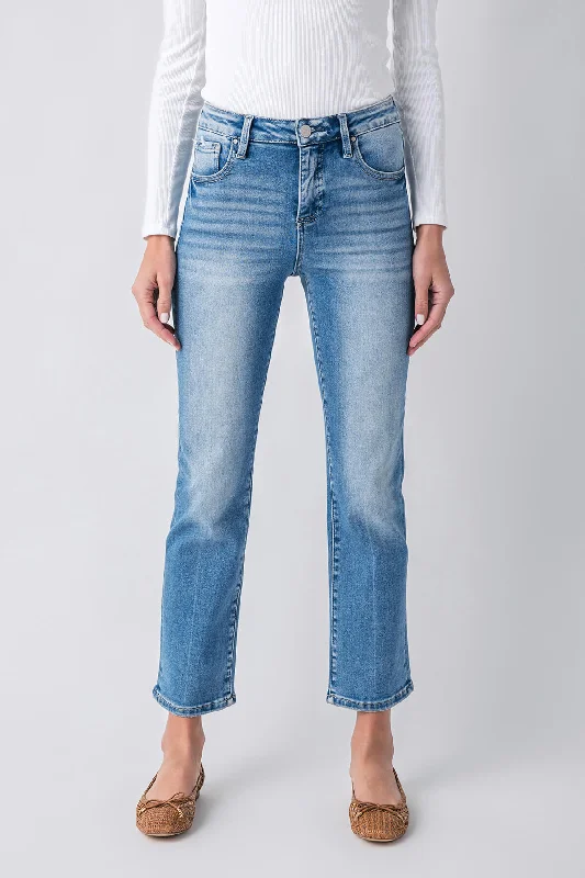 CroptopsceneRisen Trish High Rise Straight Crop Jeans