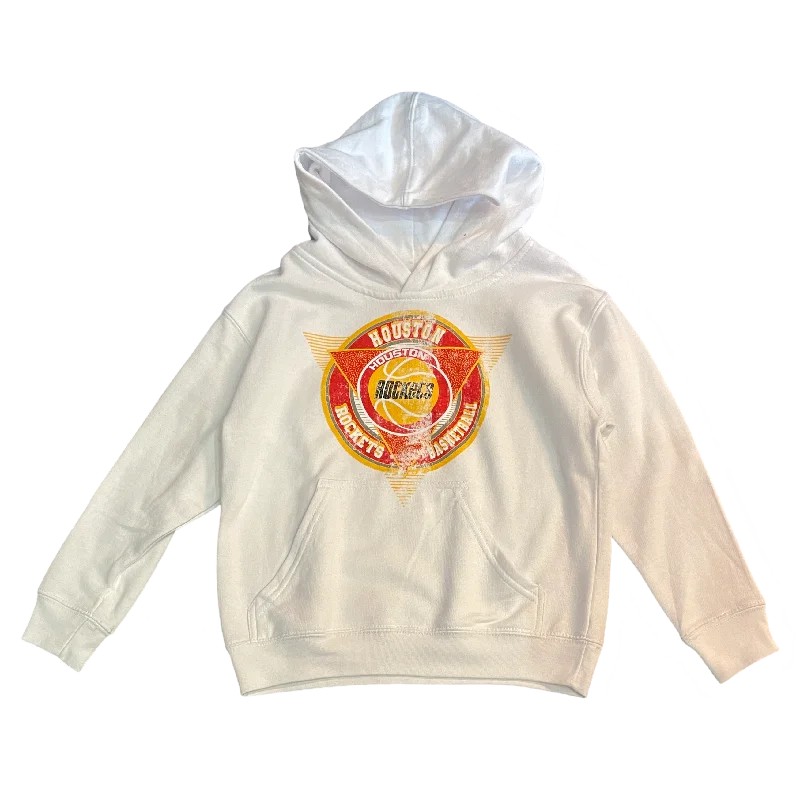 Youth Houston Rockets Mitchell & Ness HWC Retro Triforce Hoodie