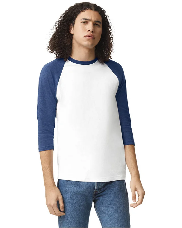 American Apparel 2003CVC Unisex CVC Raglan T-ShirtCamping Shirts