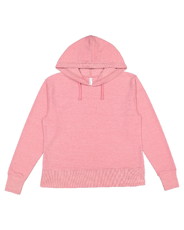 LAT 3536 Ladies' Vintage Wash Fleece Hooded SweatshirtThermal Shirts