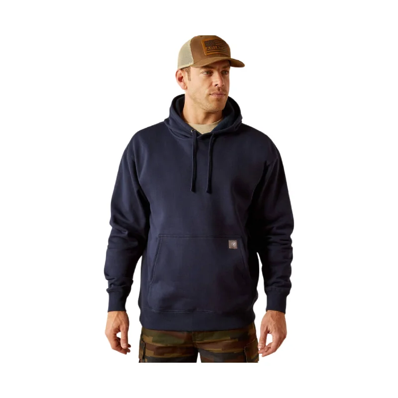 Ariat Men's Workman Beams Hoodie - Navy