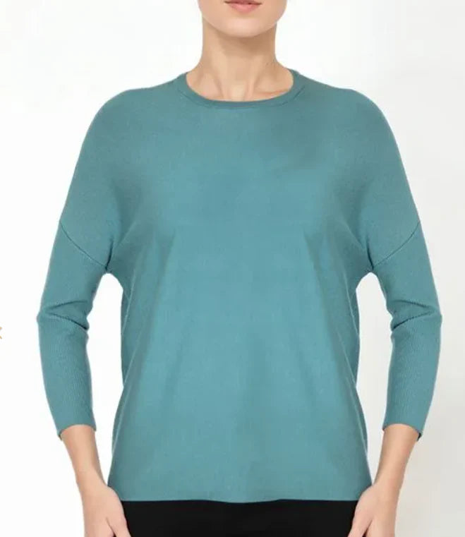 CrewneckfanOversized Crew Neck Pullover by Metric Knits in Deep Sea