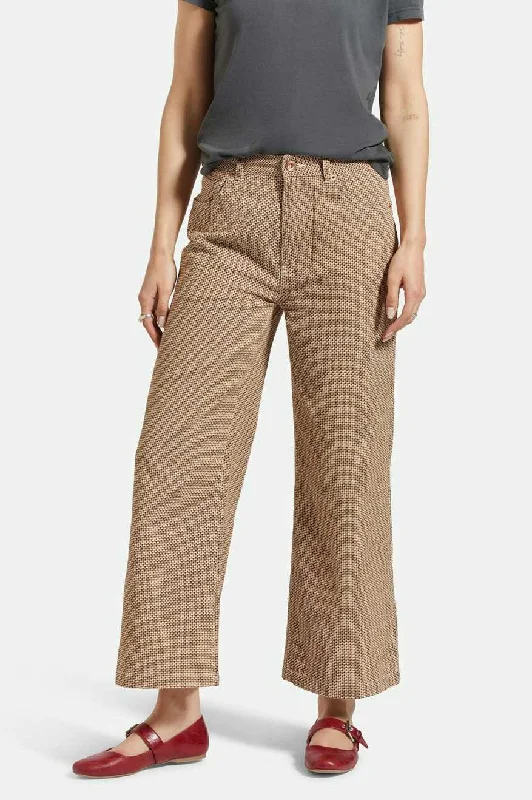 CroptoplifestyleMargo Cropped 5-Pocket Pant - Whitecap/Pine Houndstooth