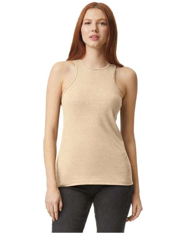 American Apparel 101CVC Ladies' CVC Racerneck TankDesigner Shirts