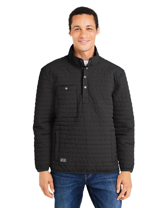 Dri Duck 5303DD Men's Keystone Quilted PulloverLeather-Paneled Shirts