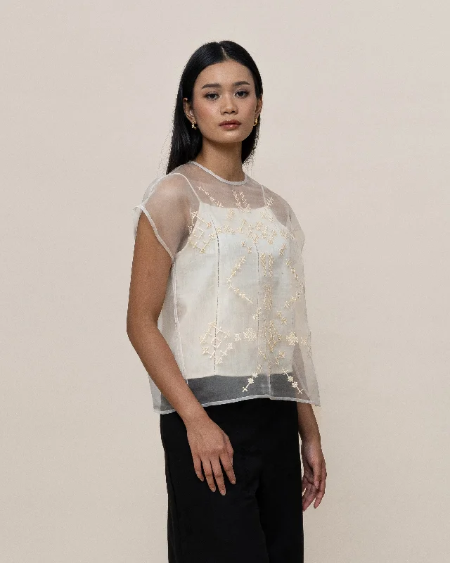 CroptopvrKAPAS - Organza Crop Tee