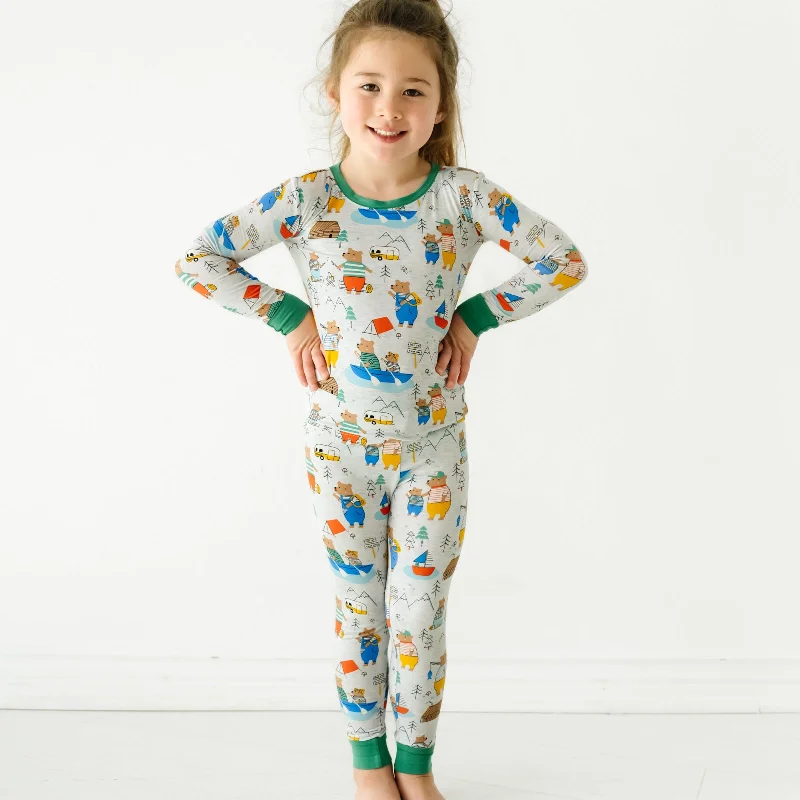 Papa Bear Two-Piece Pajama Set