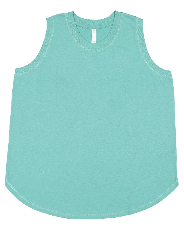 LAT 3892LA Ladies' Curvy Relaxed TankChambray Shirts