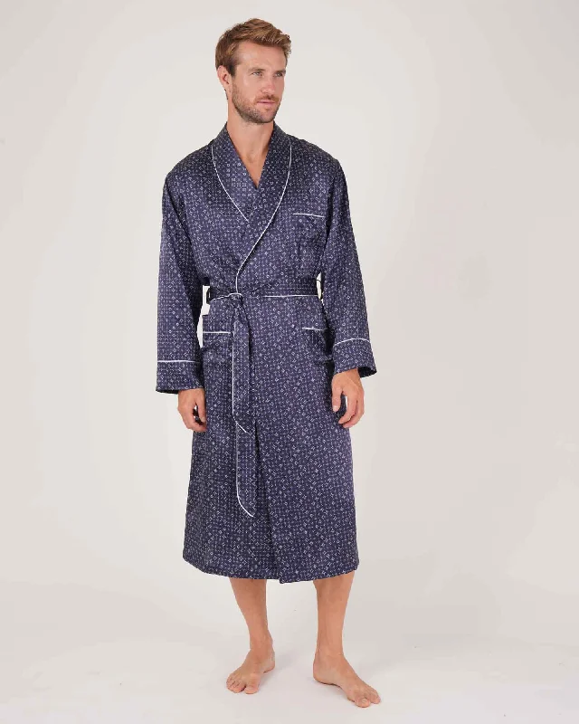 Gypsy DressGypsy DressMen's Silk Dressing Gown - Pensham Geo