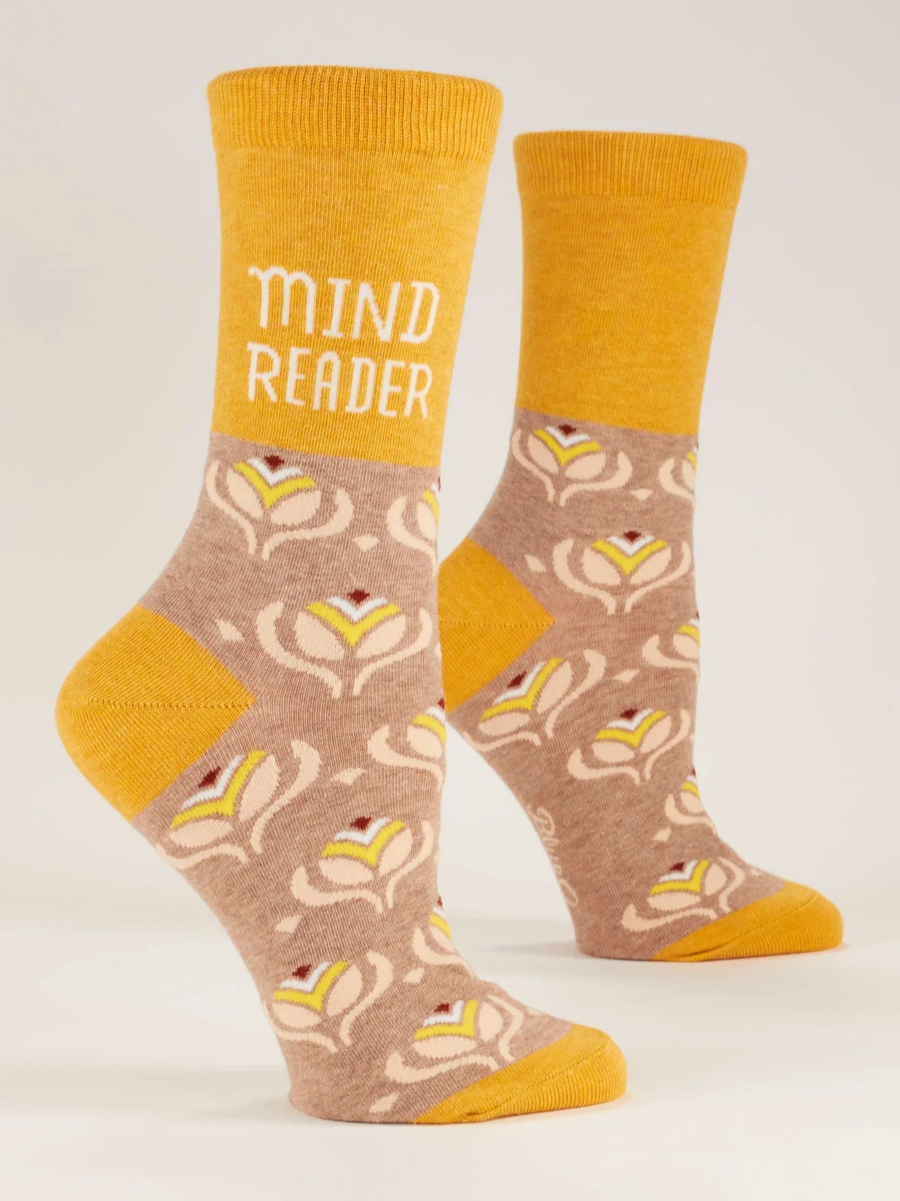 CrewnecktimelessBlue Q Mind Reader Women's Crew Socks