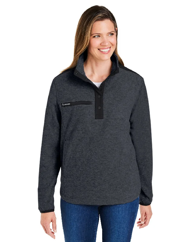 Dri Duck 9341 Ladies' Sierra Melange Heather FleeceWrap Shirts