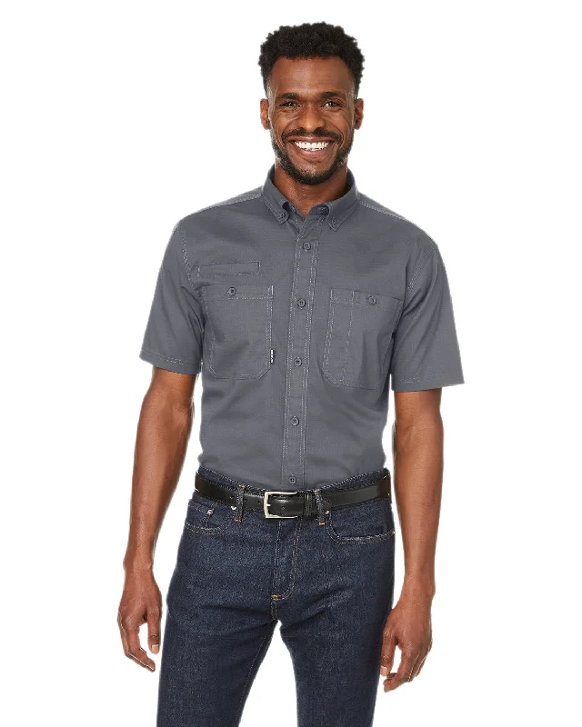 Dri Duck 4451DD Men's Craftsman Ripstop Short-Sleeve Woven ShirtRayon Shirts