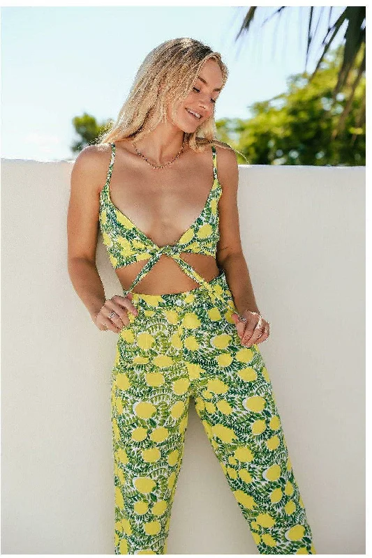 CroptopcasualLa Dolce Vita Limoncello Alice Crop Top