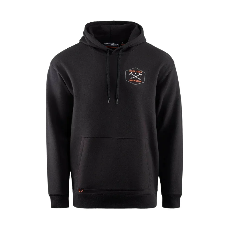 Grundens Men's Dark Seas X Grundens Deploy Hoodie - Black