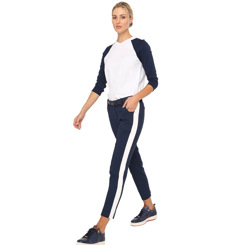 CroptopcottonCOMMUTER TOURNAMENT CROP PANT