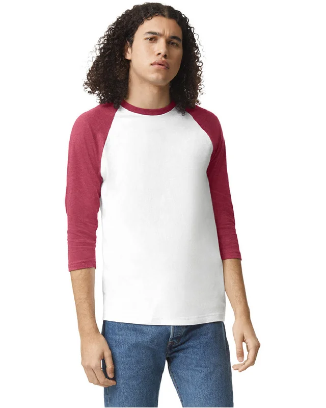 American Apparel 2003CVC Unisex CVC Raglan T-ShirtGym Shirts