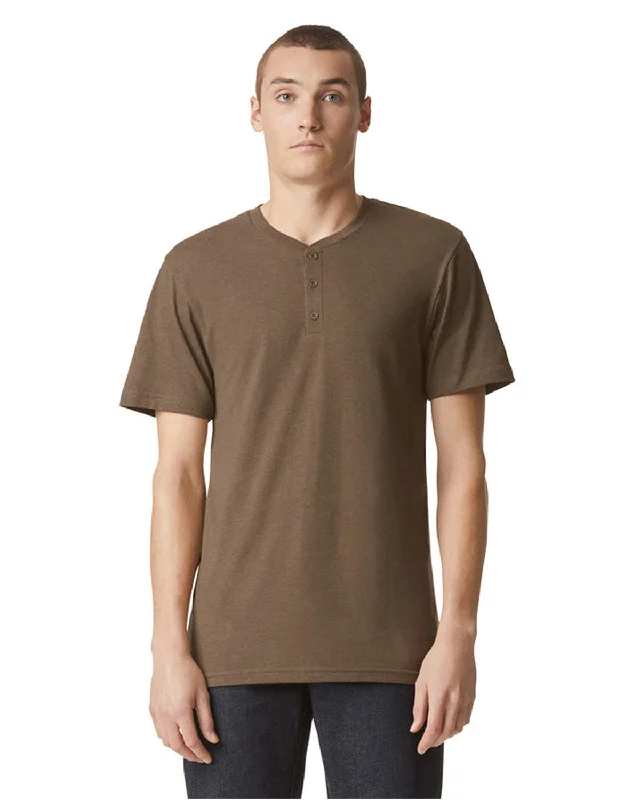 American Apparel 2004CVC Unisex CVC Henley T-ShirtFlannel Shirts