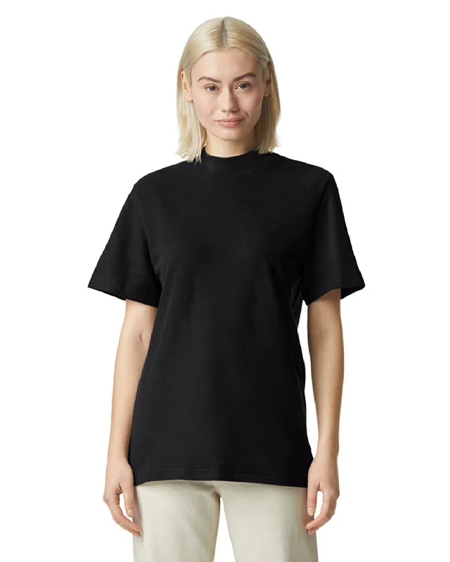 American Apparel 1PQ Unisex Mockneck Pique T-ShirtFestival Shirts